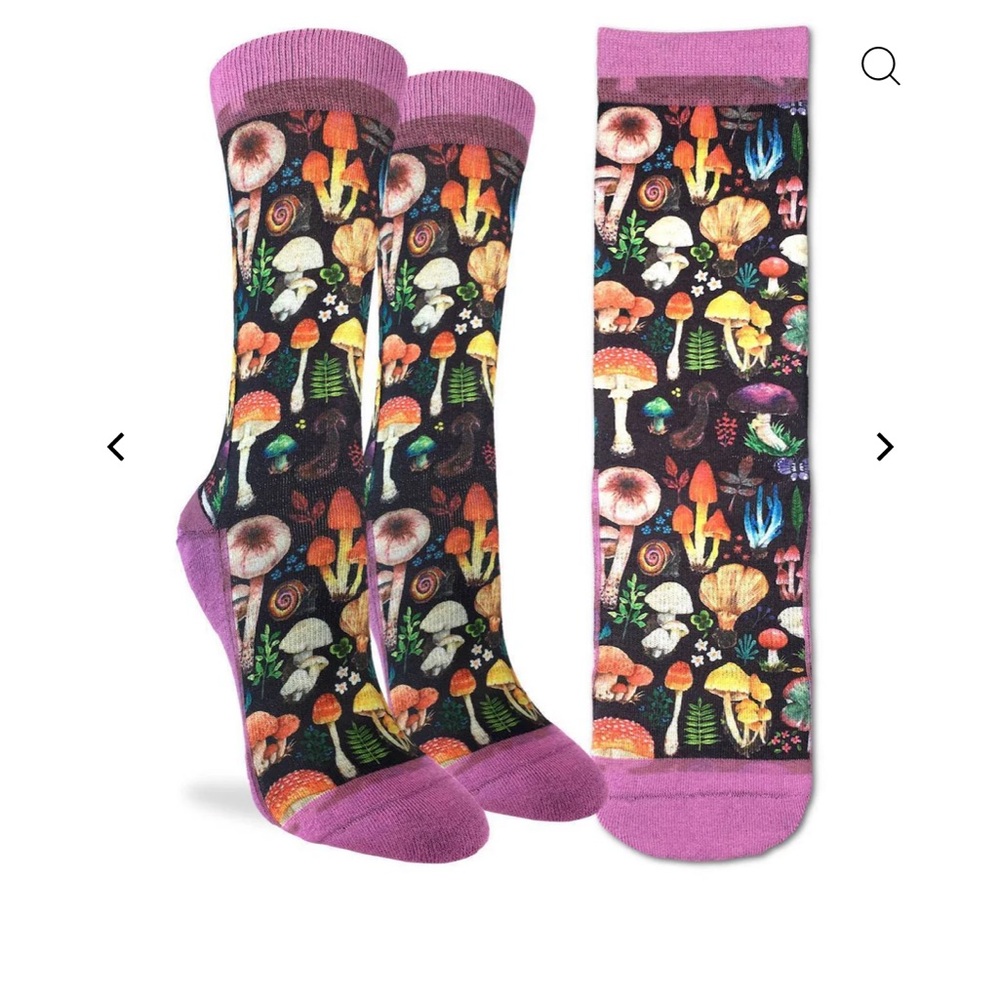 Good Luck Sock Mushrooms Active Fit Wonen’s Socks